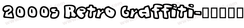 2000s Retro Graffiti字体转换
